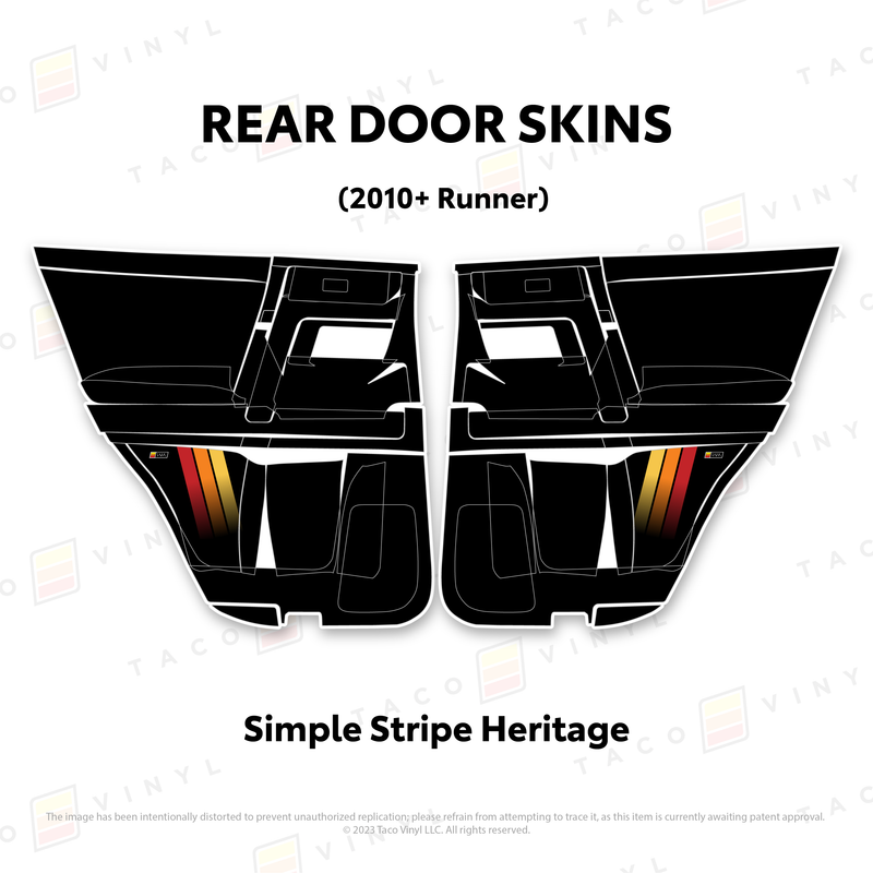 Load image into Gallery viewer, 2010-24 4Runner Door Skins