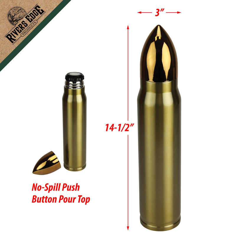 Load image into Gallery viewer, Vacuum Bottle-Rifle Cartidge