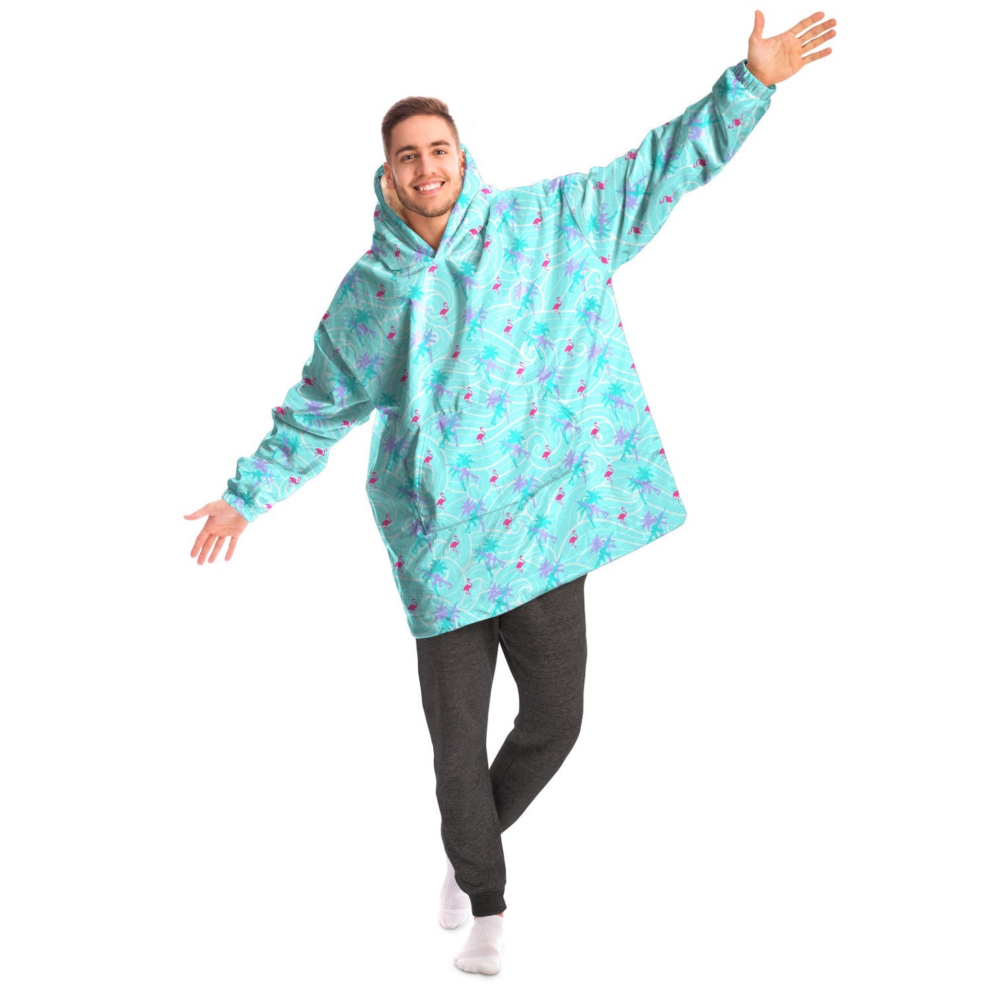 Rad Palm Tropical Tidal Wave Snug Hoodie