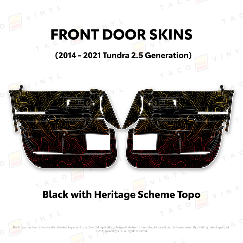 Load image into Gallery viewer, 2014-21 Tundra Door Skins