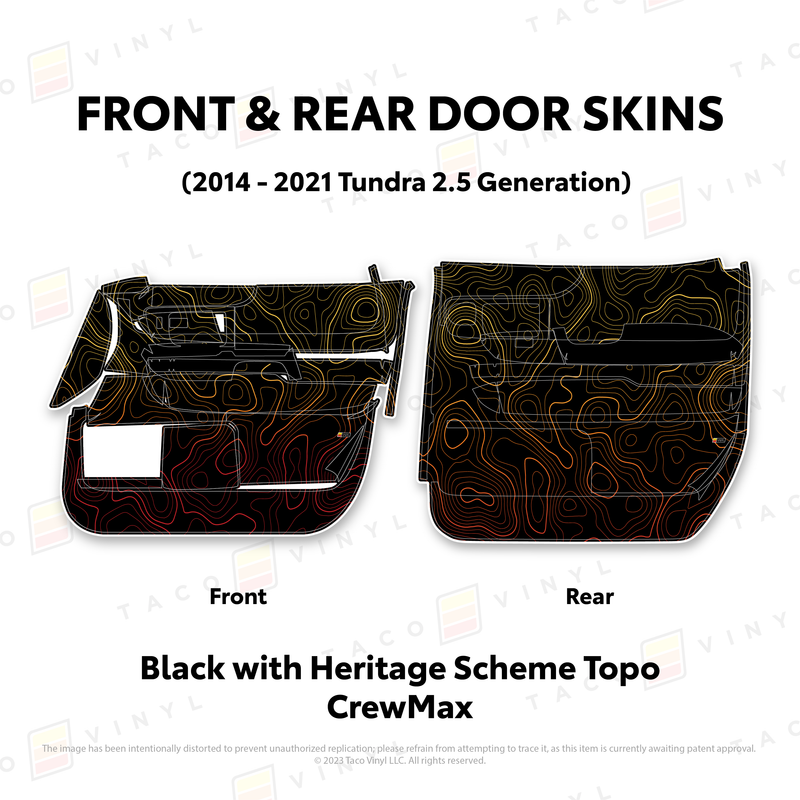 Load image into Gallery viewer, 2014-21 Tundra Door Skins