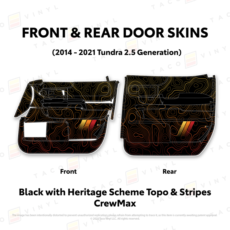 Load image into Gallery viewer, 2014-21 Tundra Door Skins