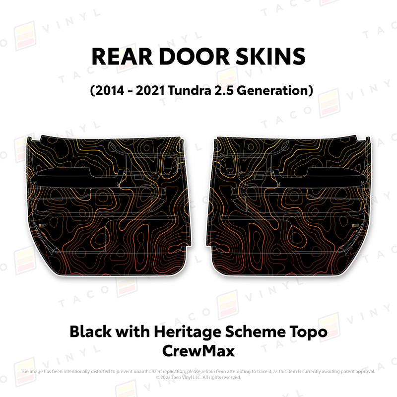 Load image into Gallery viewer, 2014-21 Tundra Door Skins