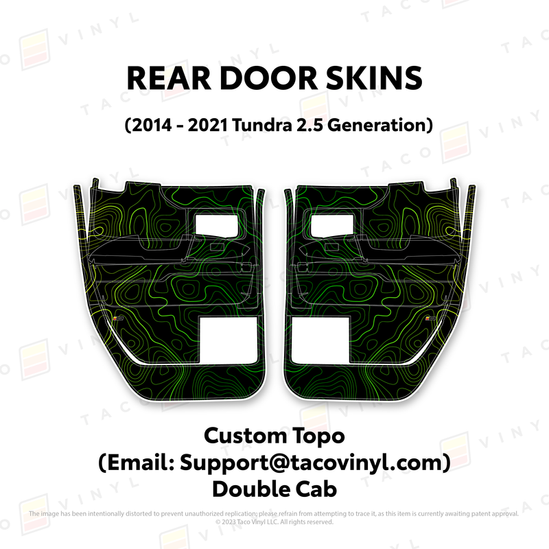Load image into Gallery viewer, 2014-21 Tundra Door Skins
