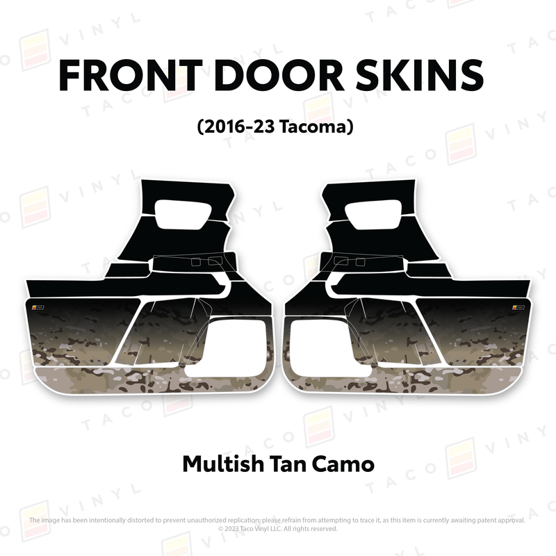 Load image into Gallery viewer, 2016-23 Tacoma Door Skins