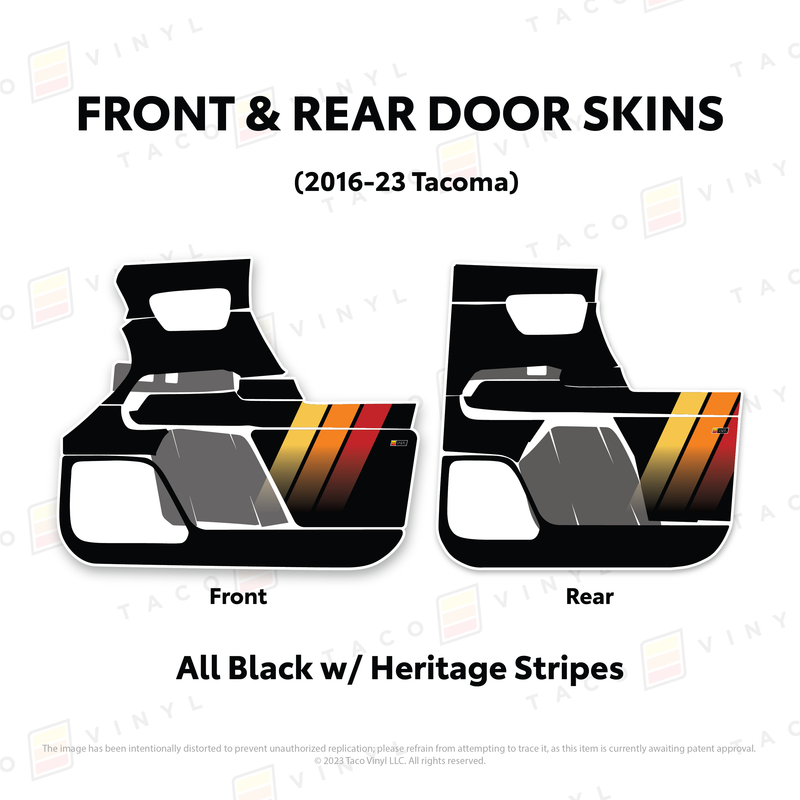 Load image into Gallery viewer, 2016-23 Tacoma Door Skins