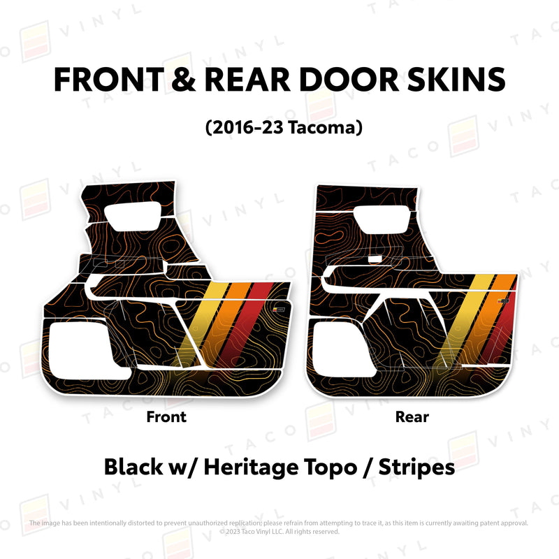 Load image into Gallery viewer, 2016-23 Tacoma Door Skins