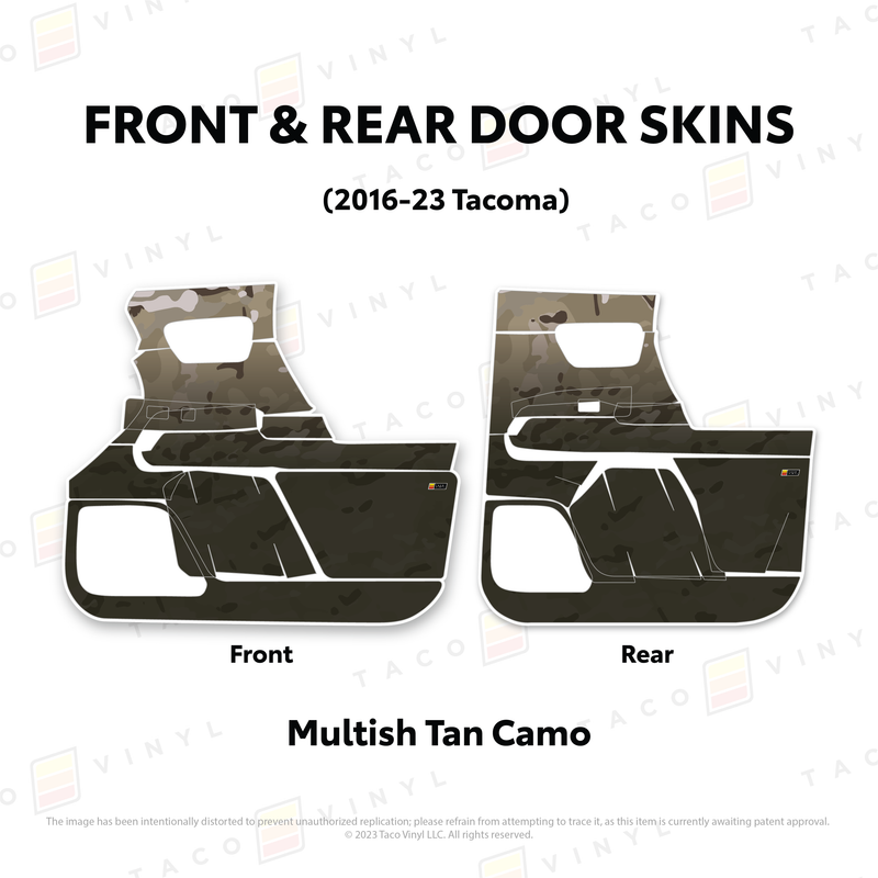 Load image into Gallery viewer, 2016-23 Tacoma Door Skins
