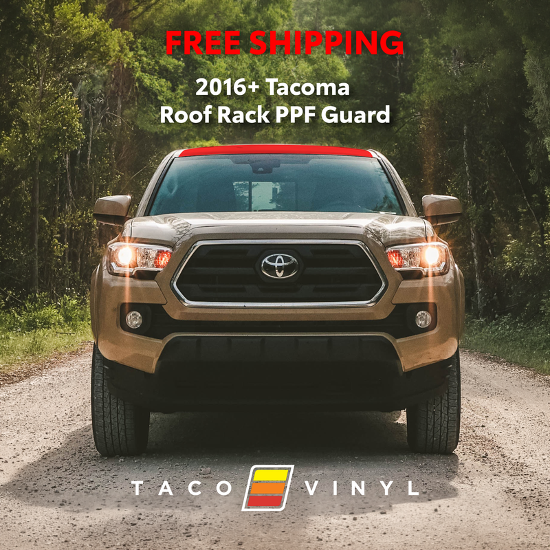 Load image into Gallery viewer, 2016-23 Tacoma PPF Roof Rack Guard