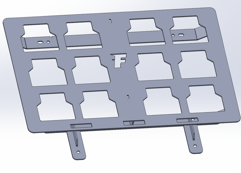 Load image into Gallery viewer, Yamaha YXZ Bed Milwaukee Packout Mount, Double by Fastlab