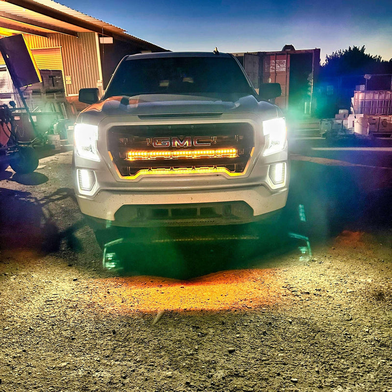 Load image into Gallery viewer, 2019+ GMC Sierra 1500 Dual 40s Light Bars SLIM