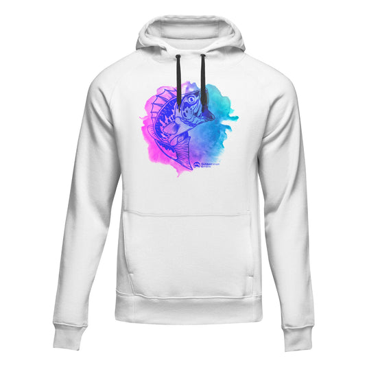 Watercolor Fishing Unisex Hoodie