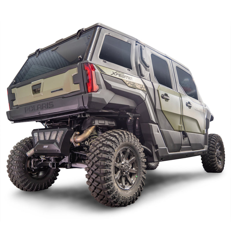 Load image into Gallery viewer, Full view of the Polaris Xpedition with the DRT Polaris 2024+ XPEDITION Exhaust Cover installed