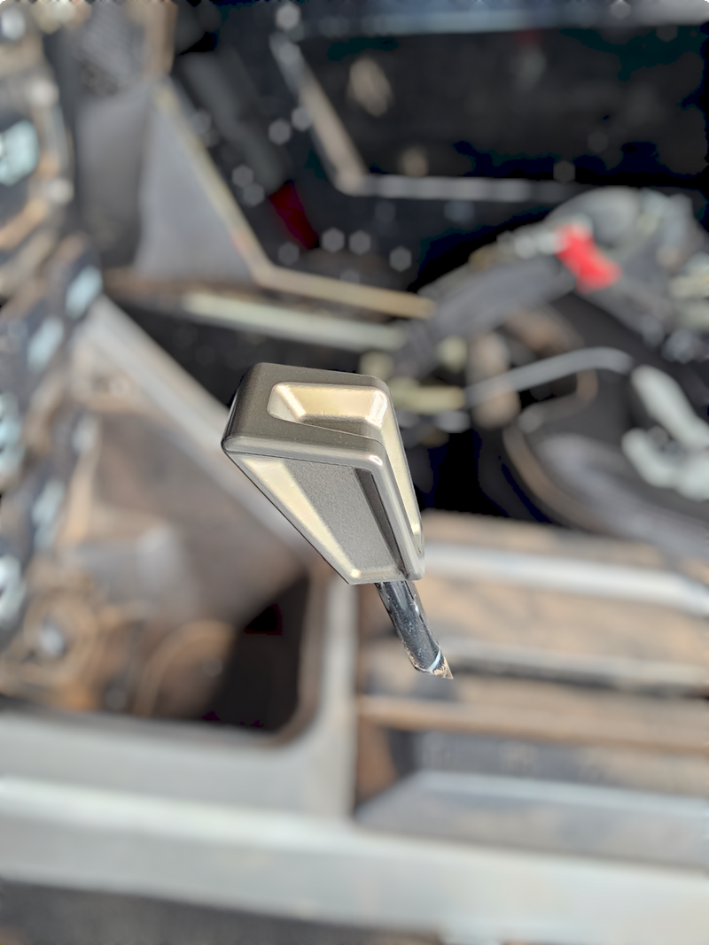 Load image into Gallery viewer, 2020 to Current Polaris RZR Pro R, Pro XP, Turbo R, and Xpedition Shift Knob Anodized Gun Metal Finish