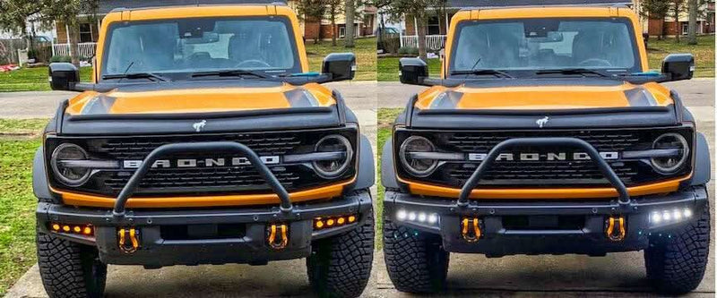Load image into Gallery viewer, 2021+ Ford Bronco Modular Bumper Dual Function Fog Light Kit