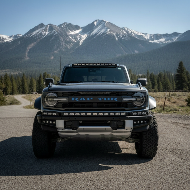Load image into Gallery viewer, 2022+ Ford Bronco Raptor Light Bar Extensions