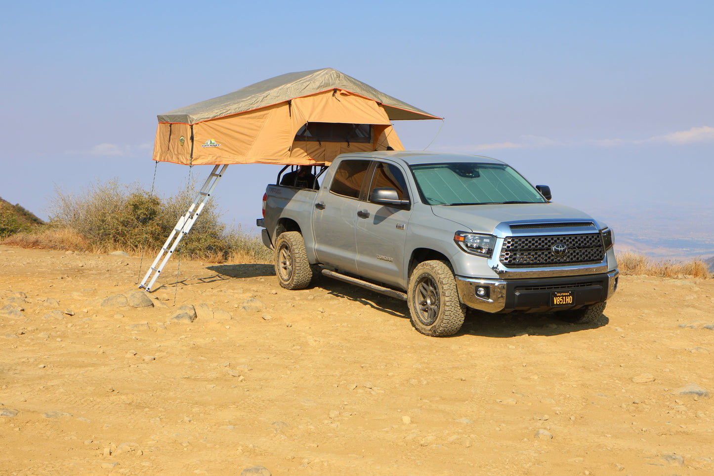 Ranger 65 Softshell Rooftop Tent – 3 Person – Tan – Heavy-Duty Overland Gear