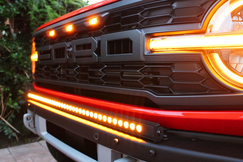 Load image into Gallery viewer, 2022+ Ford Bronco Raptor 40in Bumper Light Bar - Slim