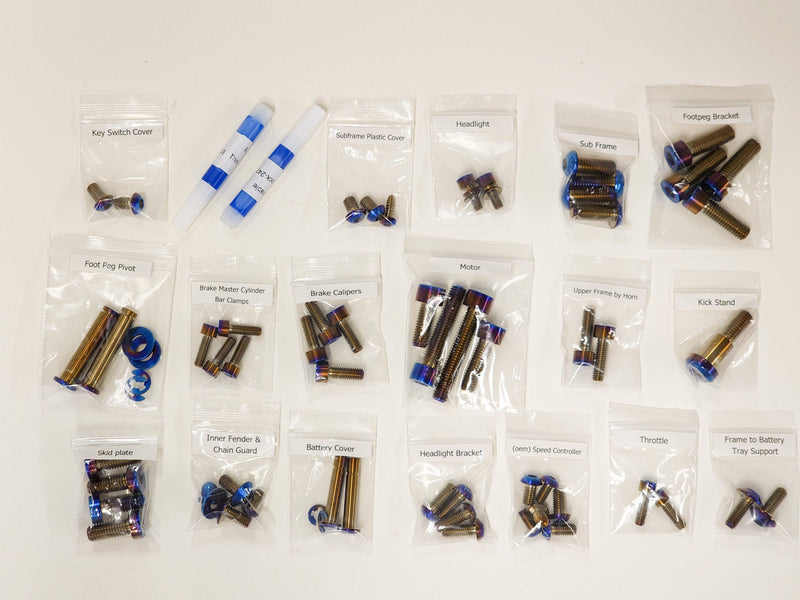 Load image into Gallery viewer, Surron Titanium Chassis Kit by Warp 9