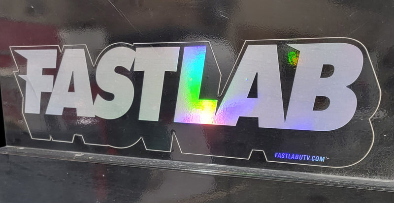 Load image into Gallery viewer, FastLab Holographic Large Decal - 21" x 5"