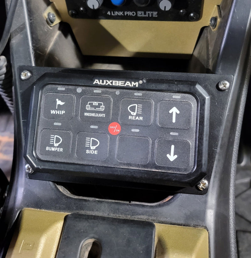 Load image into Gallery viewer, Switch Pros / Auxbeam Switch Panel Mount Plate for Polaris RZR Pro XP / Turbo R / Pro R