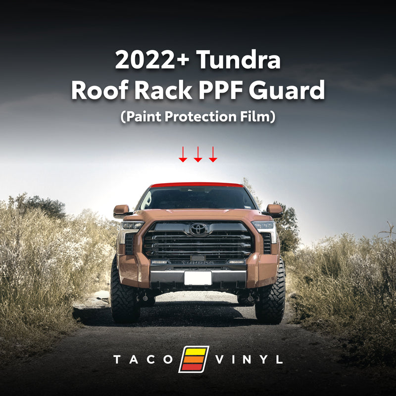 Load image into Gallery viewer, 2022+ Tundra PPF Roof Rack Guard
