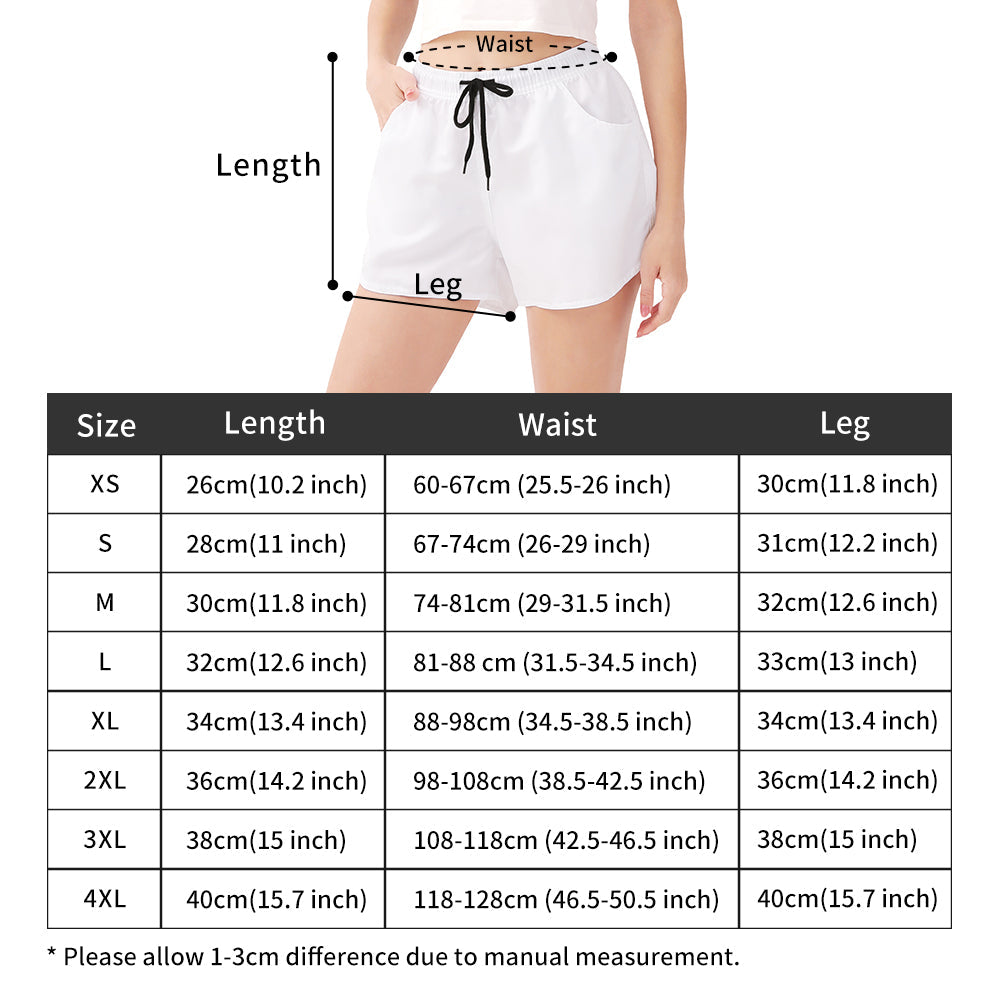 Honey Badger Womens Casual Beach Shorts