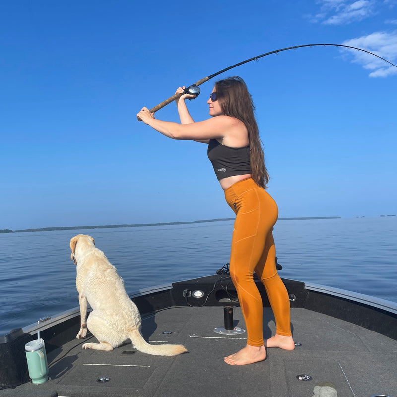 Load image into Gallery viewer, High Waisted Boat Legging - UPF 50+