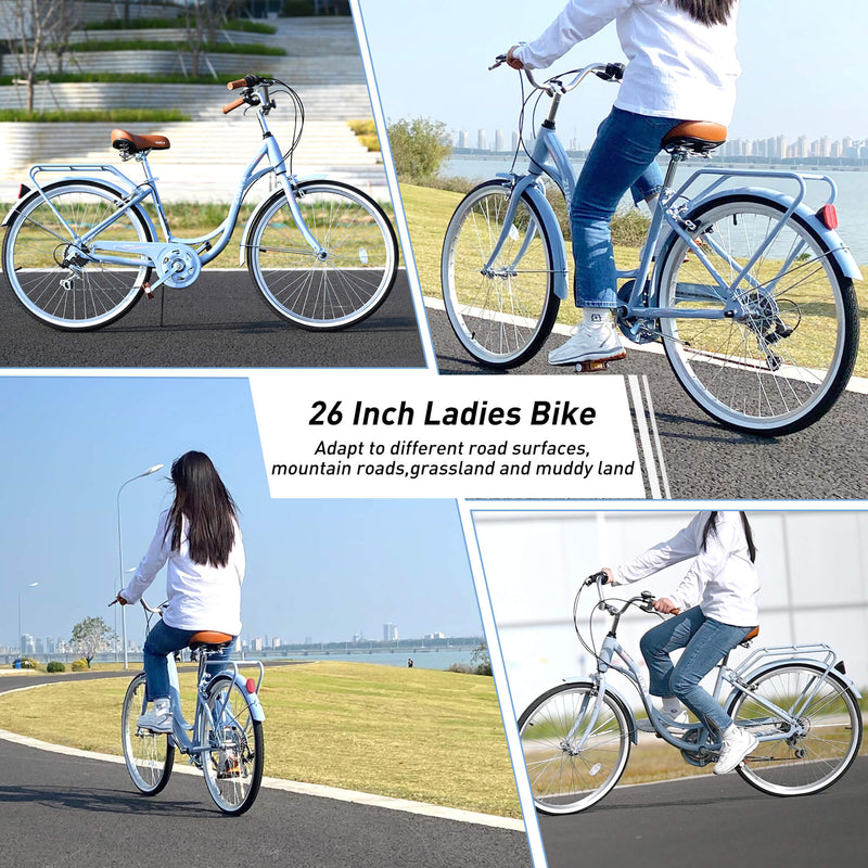 Load image into Gallery viewer, Zukka Cuckoo 26" Beach Cruiser Bike