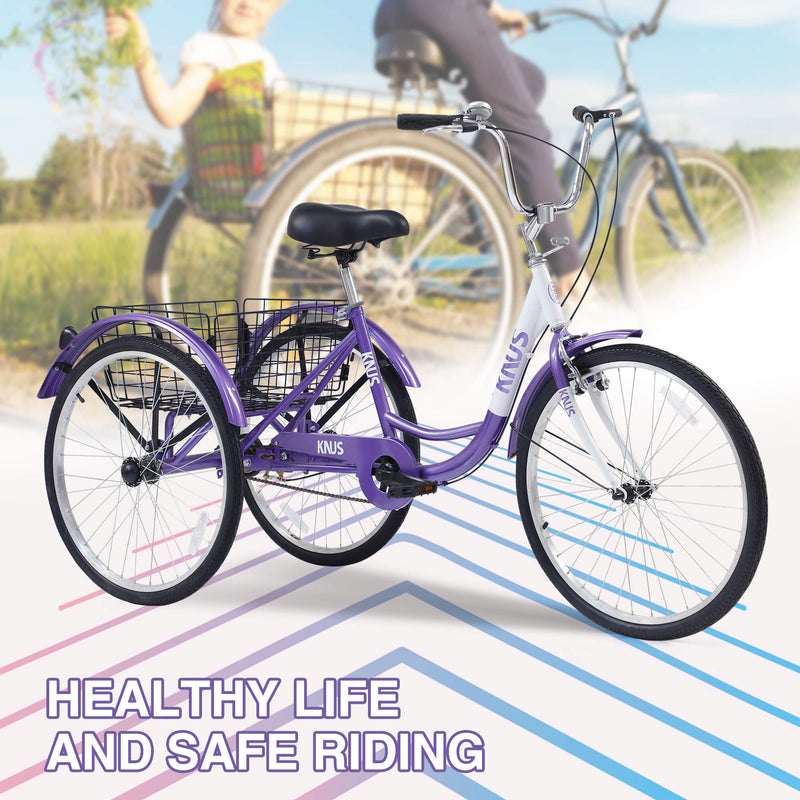 Load image into Gallery viewer, Knus Virbus 24“ Single-Speed Adult Tricycle