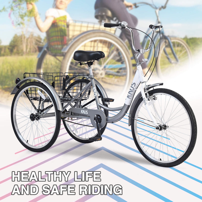 Load image into Gallery viewer, Knus Virbus 26“ Single-Speed Tricycle For Adults
