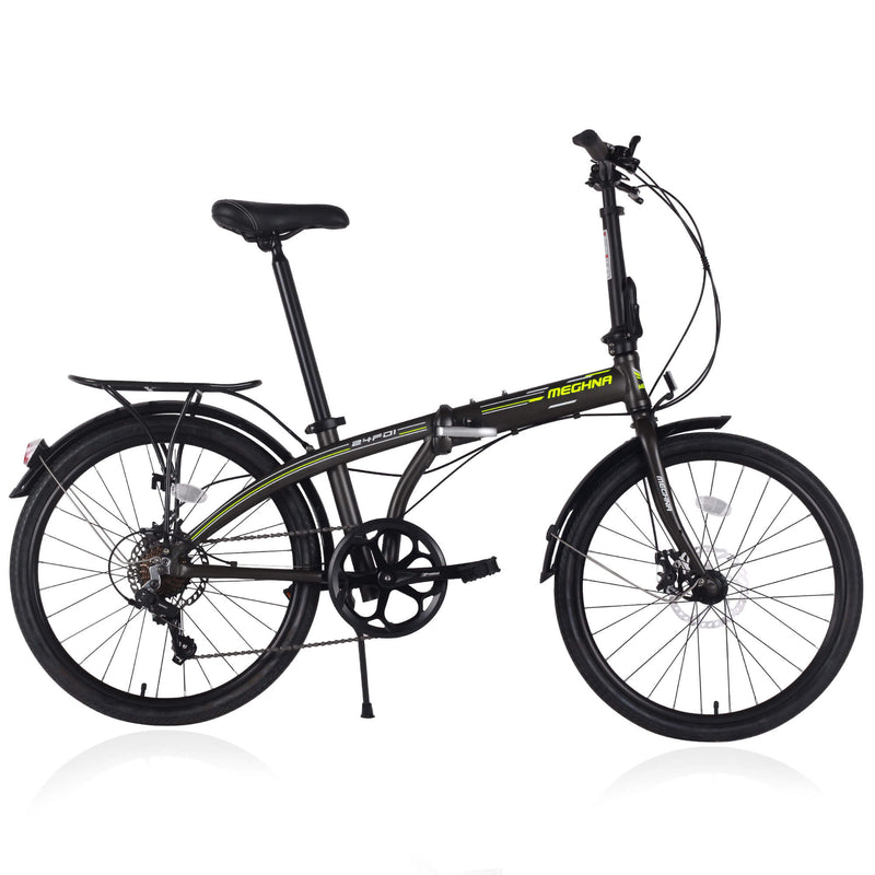Load image into Gallery viewer, Hycline Meghna 24” Folding Bike