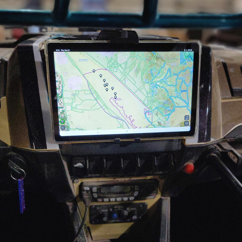 Load image into Gallery viewer, Polaris RZR Universal Tablet GPS Mount for 19-24 Pro R / Turbo R / Pro XP by FASTLAB