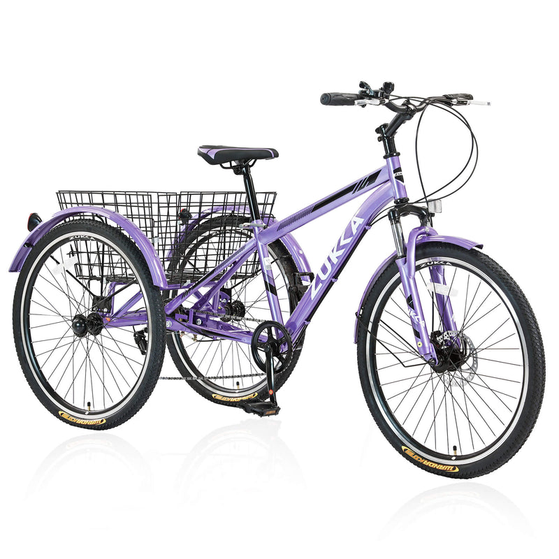 Load image into Gallery viewer, Zukka Wanda 26“ 7-Speed Mountain Adult Tricycle