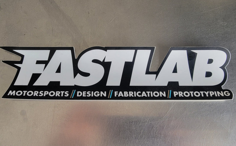 Load image into Gallery viewer, FastLab Motorsports Bumper Sticker - 11.5" x 2.5"
