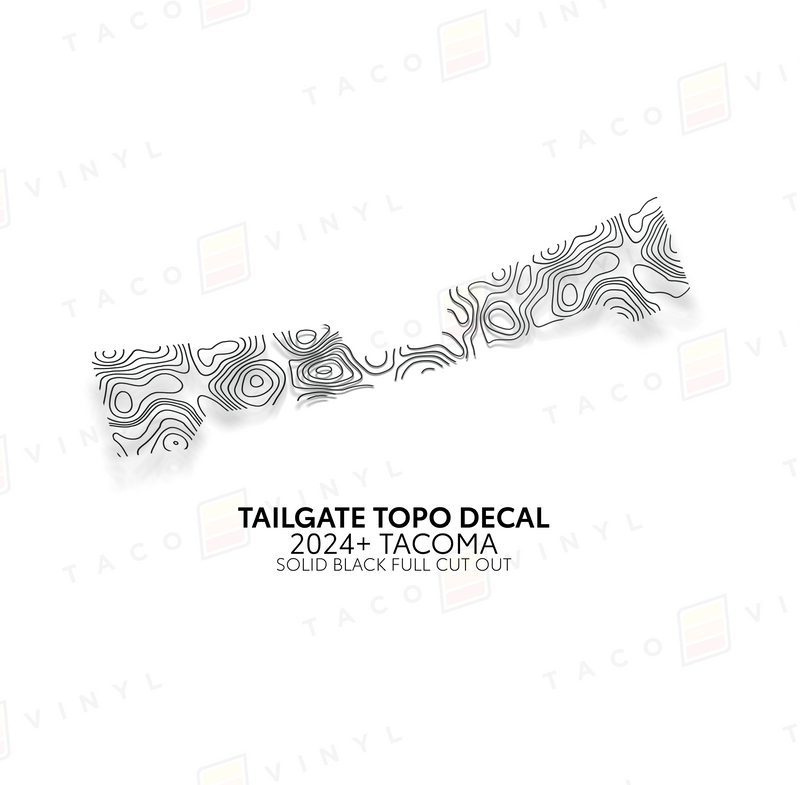 Load image into Gallery viewer, 2024+ Tacoma Tailgate Topo Decal