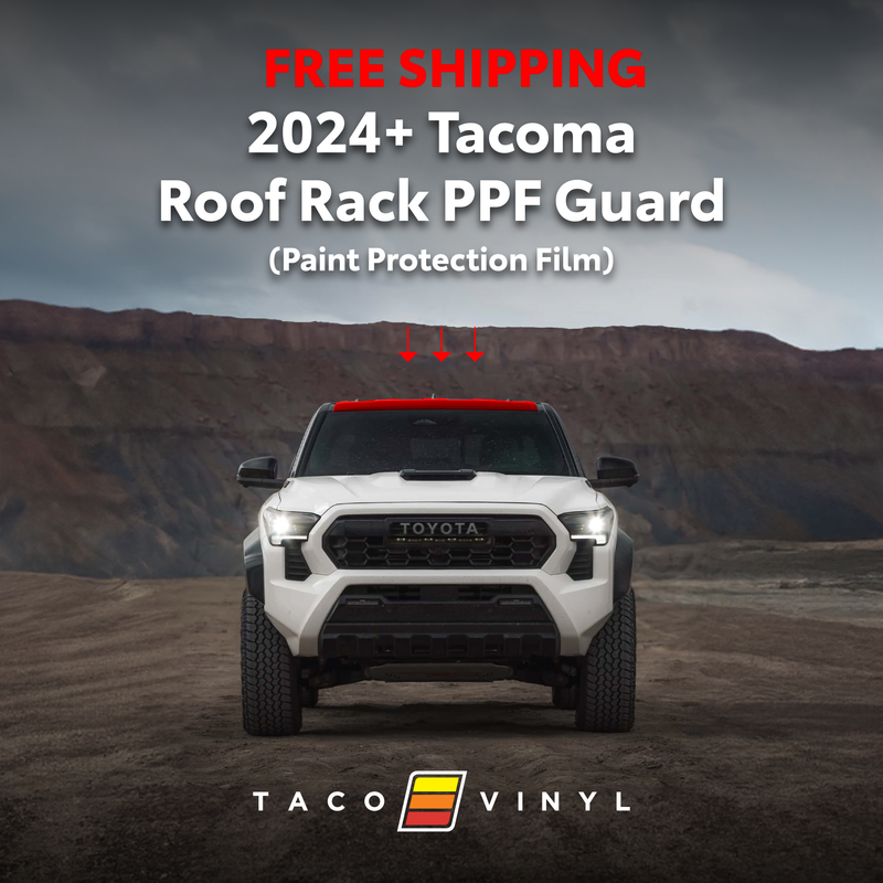 Load image into Gallery viewer, 2024+ Tacoma PPF Roof Rack Guard