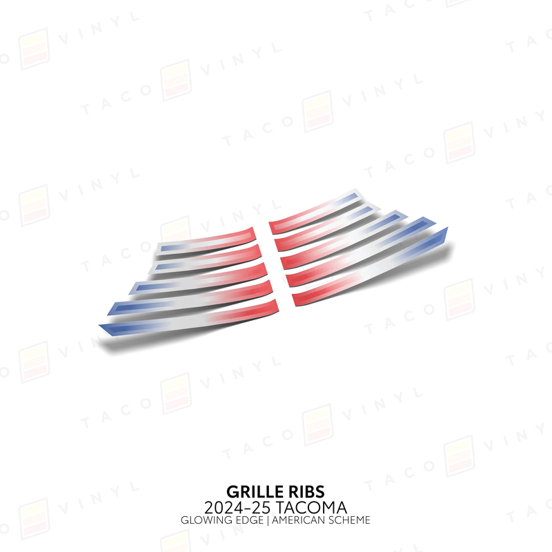 Load image into Gallery viewer, 2024+ Tacoma Glowing Edge Grille Rib Decal