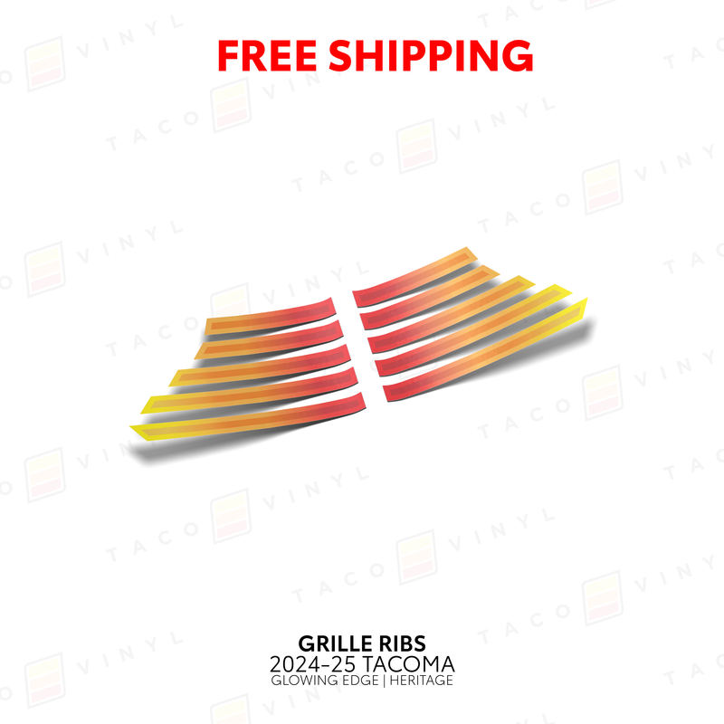 Load image into Gallery viewer, 2024+ Tacoma Glowing Edge Grille Rib Decal