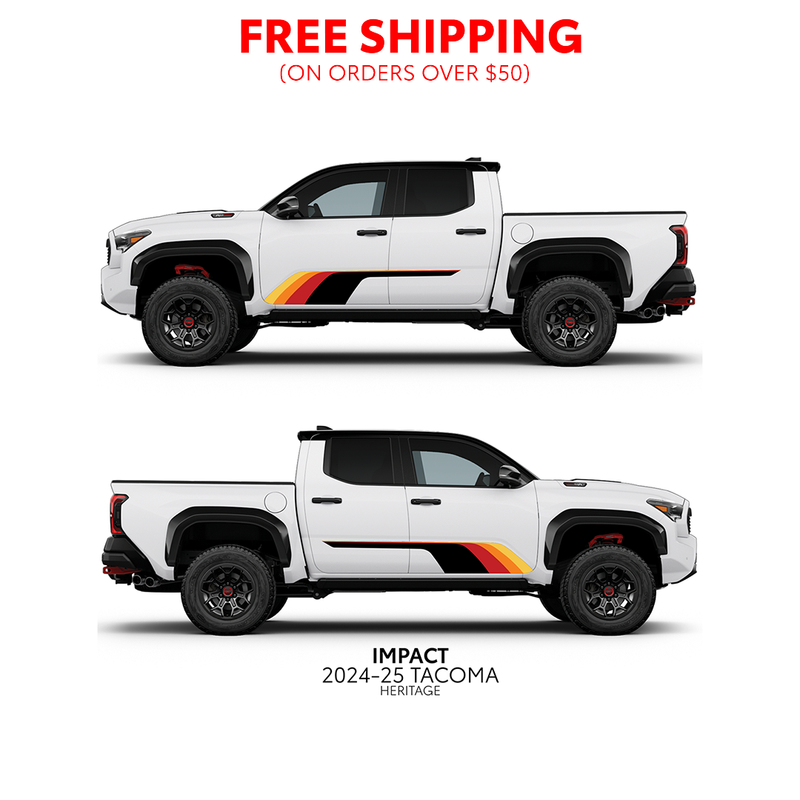 Load image into Gallery viewer, 2024+ Tacoma Impact Rocker Panel Decal Kit