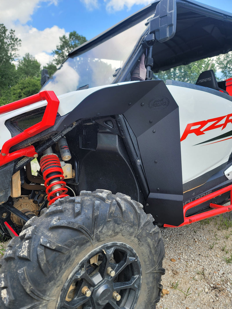 Load image into Gallery viewer, Trail Armor 2024 - 2025 RZR XP 1000 and RZR XP 4 1000 (Sport, Premium, Ultimate) Mud Flap Fender Extensions