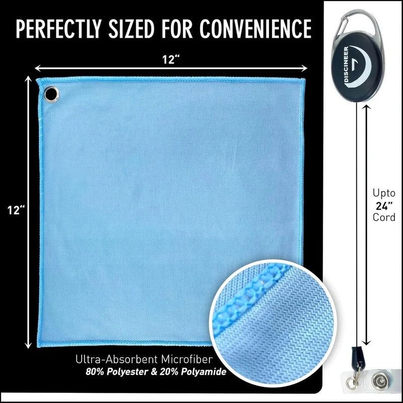 Load image into Gallery viewer, Retractable Microfiber Towel - 12" x 12"
