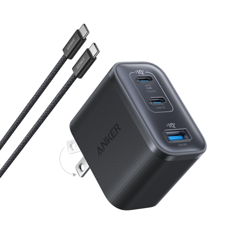 Load image into Gallery viewer, Anker Nano Charger (70W, 3 Ports)