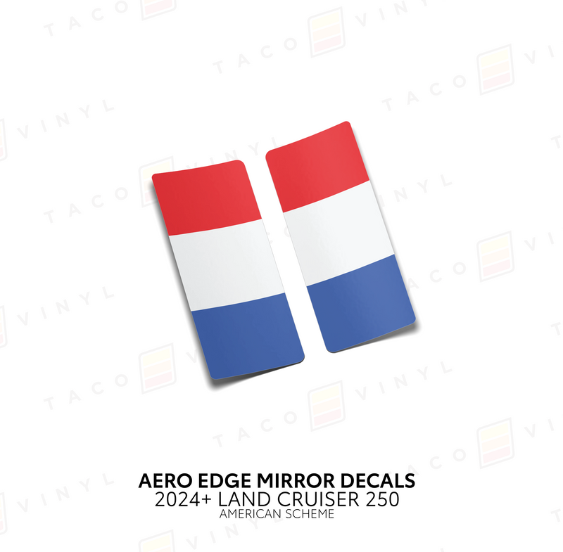 Load image into Gallery viewer, 2024+ Land Cruiser 250 Aero Edge Mirror Decals