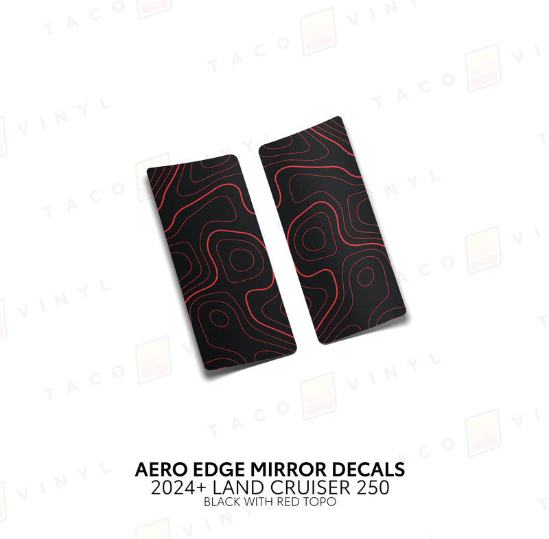 Load image into Gallery viewer, 2024+ Land Cruiser 250 Aero Edge Mirror Decals