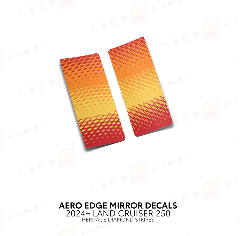 Load image into Gallery viewer, 2024+ Land Cruiser 250 Aero Edge Mirror Decals