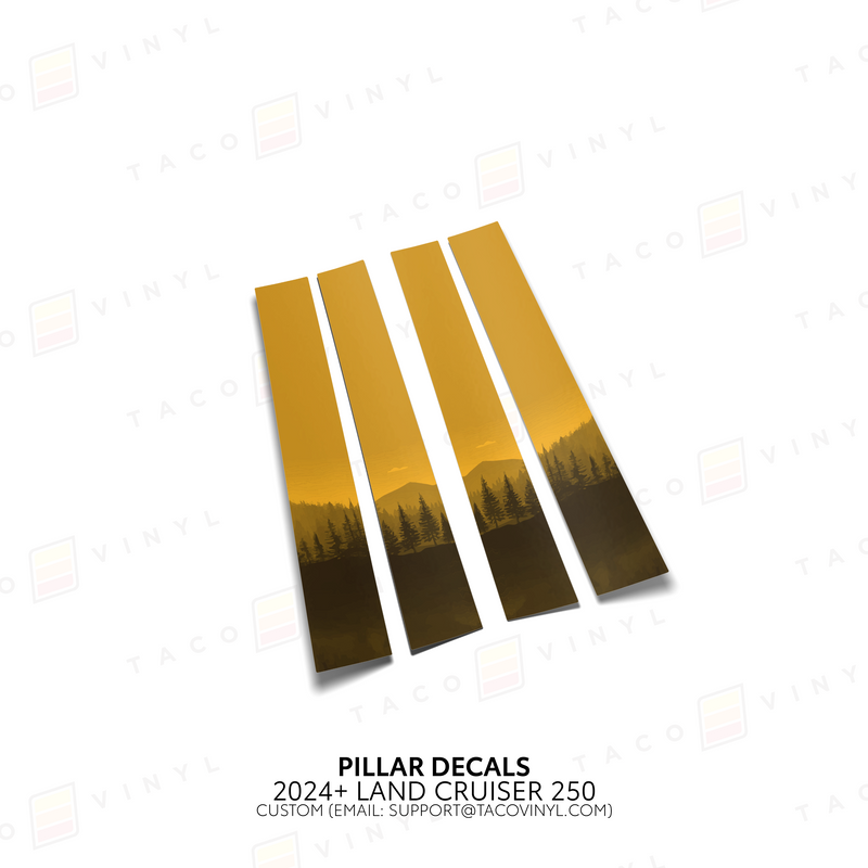 Load image into Gallery viewer, 2024+ Land Cruiser 250 Door Pillar Decals