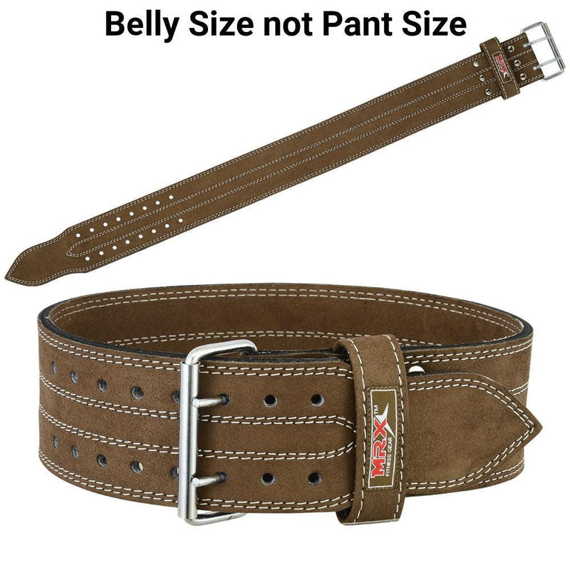 Load image into Gallery viewer, MRX Power Weight Lifting Belts 4" Wide For Men & Women Brown