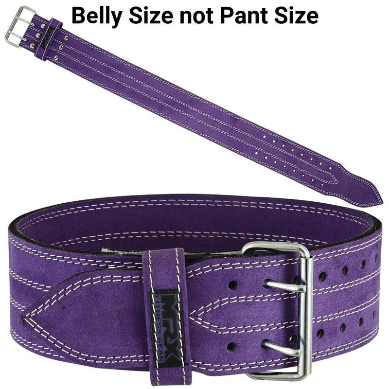 Load image into Gallery viewer, MRX Power Weight Lifting Belts 4" Wide For Men & Women Pink Purple