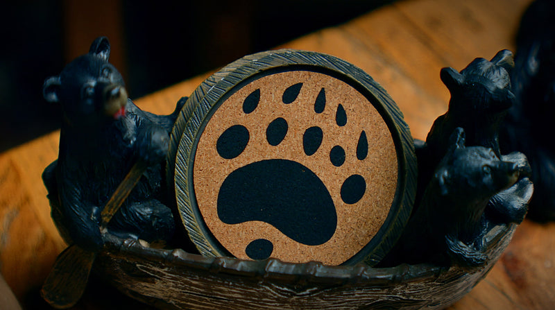 Load image into Gallery viewer, Coaster Set-Bears in Boat